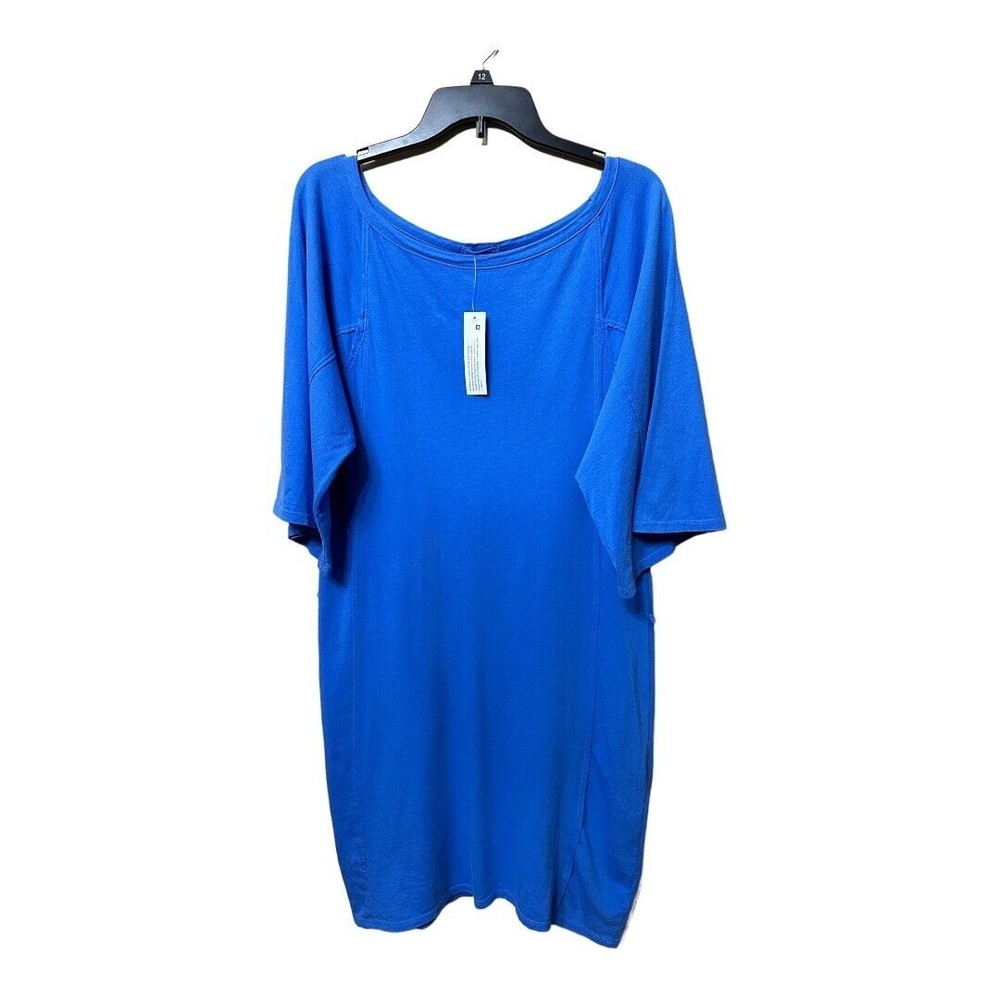 LAmade NWT colbalt blue wide sleeve Cotton T-Shirt dress
